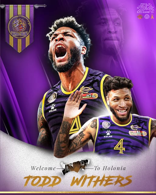 הפורוורד טוד ווית'רס מצטרף לחולוניה!